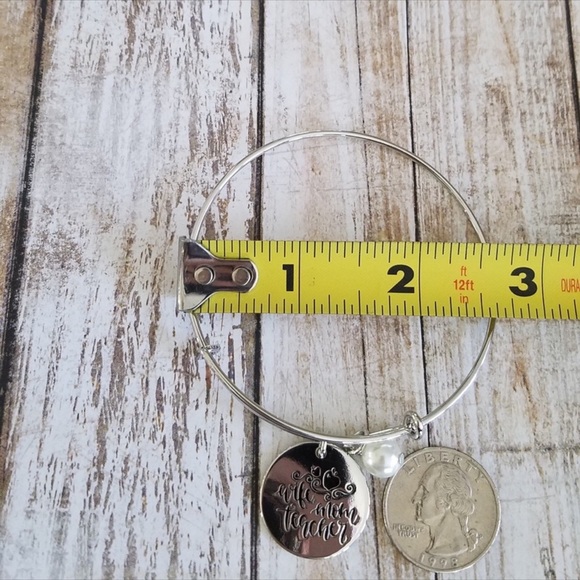 WIFE MOM TEACHER bracelet - Picture 5 of 6